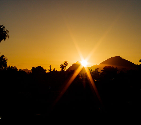 Sunrise over Camelback Mountain